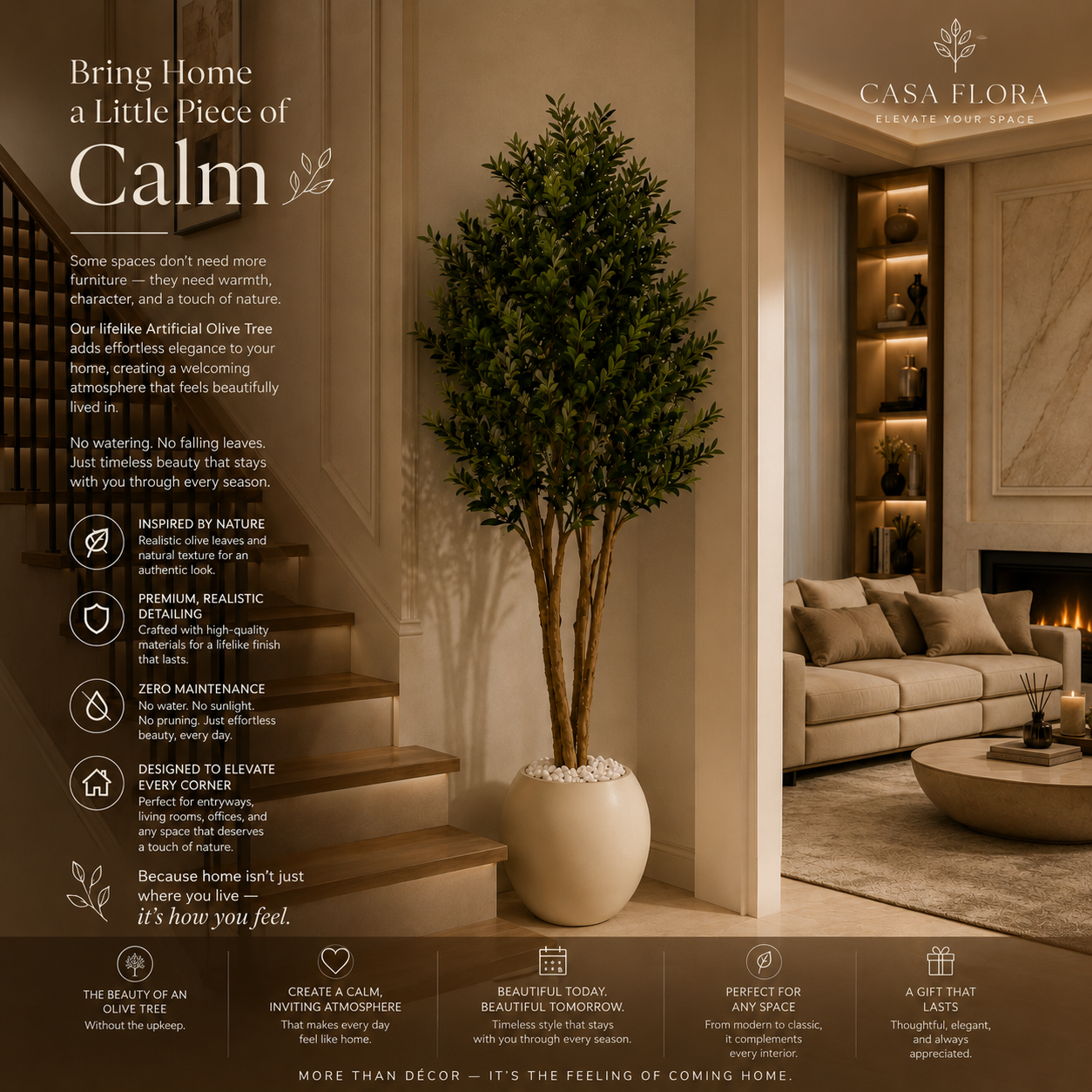 Artificial Olive Tree
