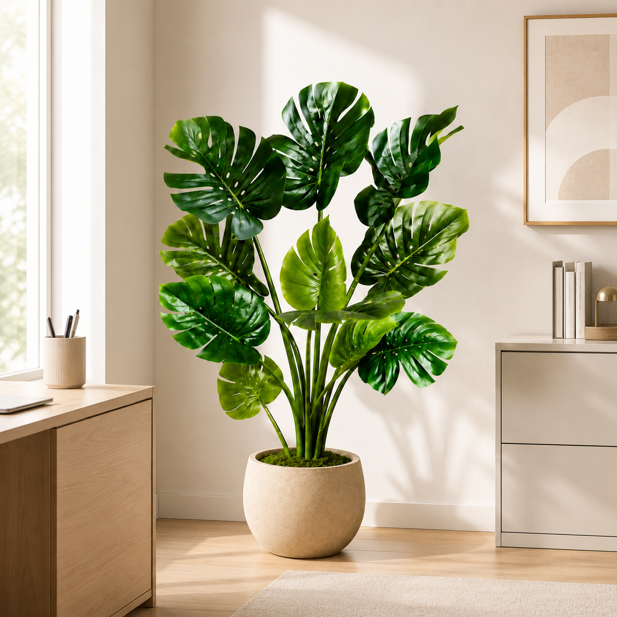 Artificial Monstera Plant