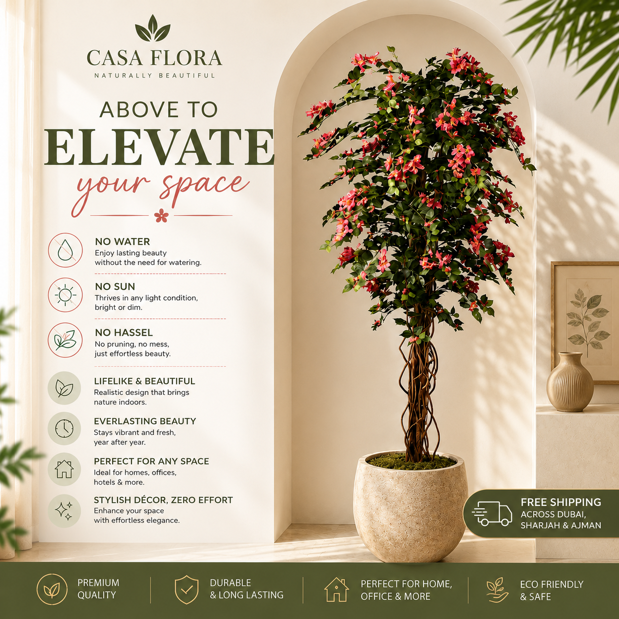 Artificial Bougainvillea Tree