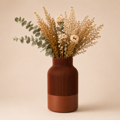 Artificial Wildflower Arrangement with Eucalyptus