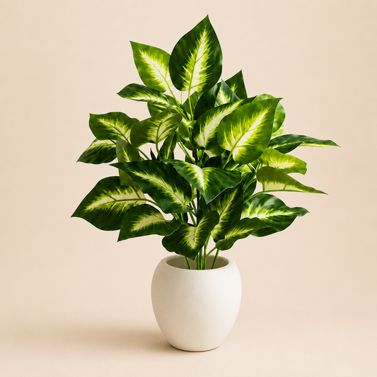 Artificial Dieffenbachia Plant - Dumb Cane Plant
